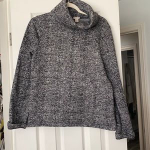 J. Crew fleece inside plaid pullover - great condition